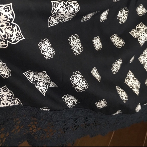 Elan Black and white print dress. - Picture 4 of 8